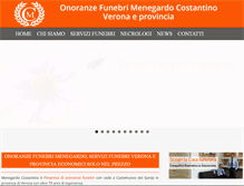 Tablet Screenshot of onoranzefunebricastelnuovo.com